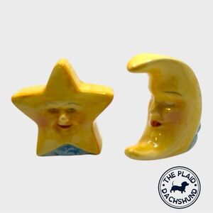Miniature Yellow Star and Moon Shakers